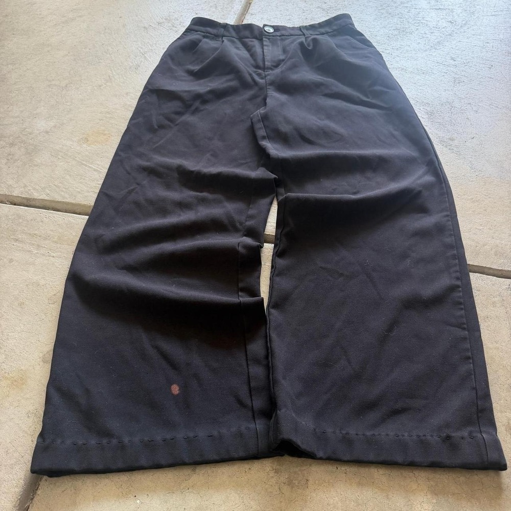 28x28 Black Wide Leg Dress Pants Y2K 2000s Vintage